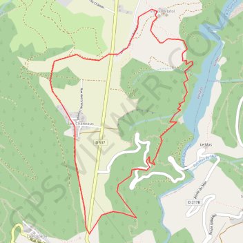 Sentier Pellafol GPS track, route, trail