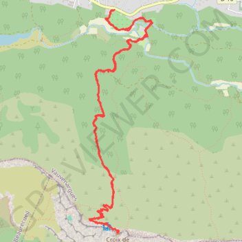 La croix de Procence par Vauvenargue GPS track, route, trail