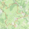 Cremeaux marche des Violettes GPS track, route, trail