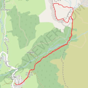 Rochers du Charvet GPS track, route, trail