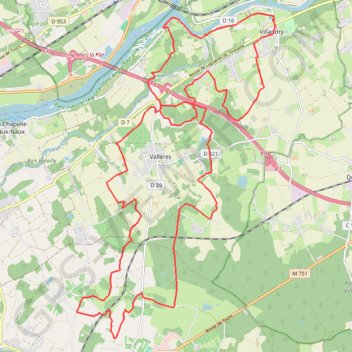 Rando Villandry GPS track, route, trail