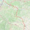 La Lande de Fronsac vers Fourques sur Garonne GPS track, route, trail