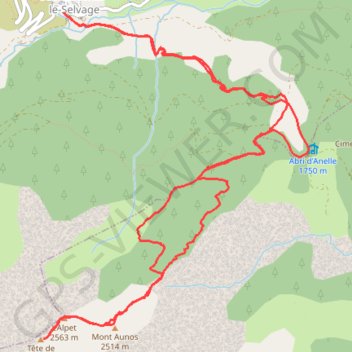 Ski de rando - Tête de Cloifret GPS track, route, trail