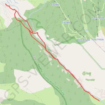 PARKING DE EYNE ORRI DE BAIX GPS track, route, trail