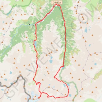 Petit Vignemale GPS track, route, trail