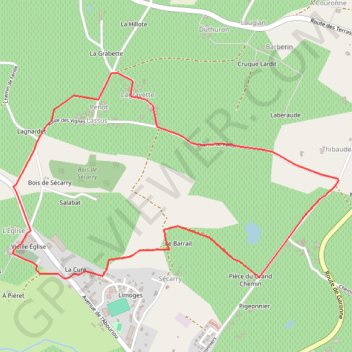 Circuit Paysages des Vignobles de Cocumont GPS track, route, trail