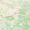 Chemin du Piemont d'Alairac à Fangeaux GPS track, route, trail