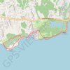 🚶 Trace, boucle du Sentier littoral du Gosier GPS track, route, trail