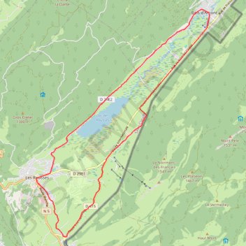 Tour du lac des Rousses - Les Rousses GPS track, route, trail