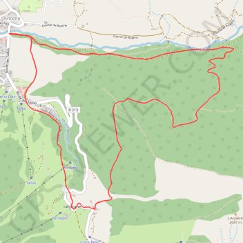 Bois de la Pinouse GPS track, route, trail