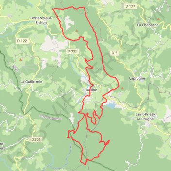 Ferrières-Puy Snidre-Puy Montoncel GPS track, route, trail