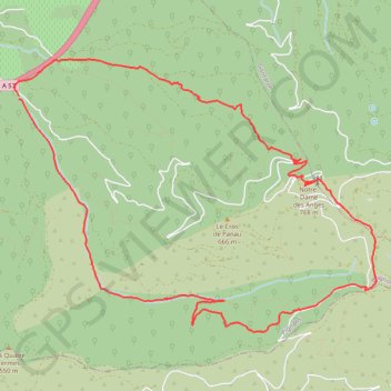 Pignans-Notre Dame des Anges GPS track, route, trail