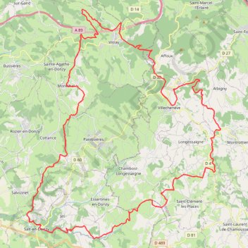 La Tour Matagrin GPS track, route, trail
