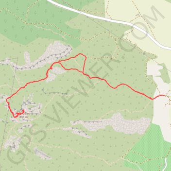 Sommet des Opies GPS track, route, trail