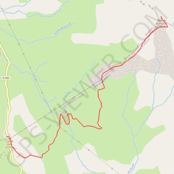 La Tête de Paneyron GPS track, route, trail