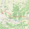 De Mirepoix à Ludiès (Chemin du Piémont Pyrénéen) GPS track, route, trail