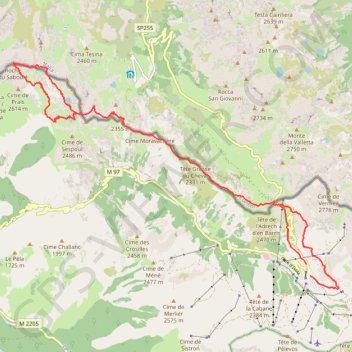 Isola - Lausfer GPS track, route, trail