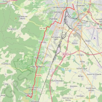 Marathon des Grands Crus - Running 21km GPS track, route, trail