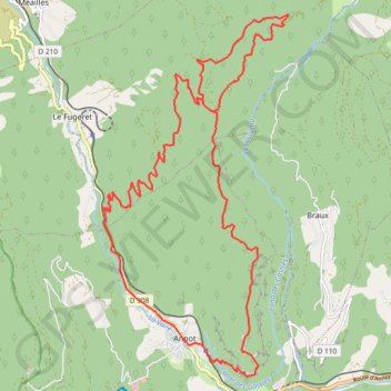 Grès d'Annot GPS track, route, trail