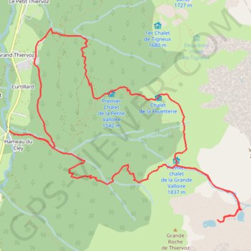 Lac de la Folle GPS track, route, trail