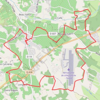 Pays Beaujolais - Pierres Dorées - Frontenas GPS track, route, trail