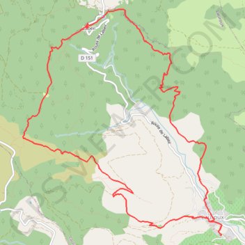 CORNICHES DE LAUROUX GPS track, route, trail