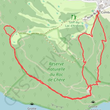 Roc de Chère GPS track, route, trail