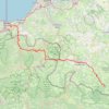 Transpyrénéenne en cyclo - De Hendaye aux Chalets d'Iraty GPS track, route, trail