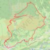 Boucle Sansous - Peyre - Arragnac GPS track, route, trail