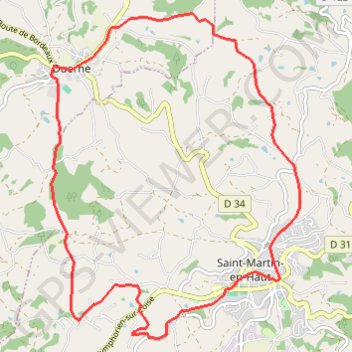 La Pierre de Samson GPS track, route, trail