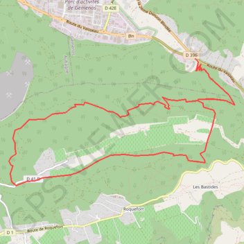 Gémenos - Rouvières GPS track, route, trail
