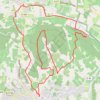 Lourmarin-Cadenet par les Gardis GPS track, route, trail