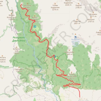 Kademliisko praskalo GPS track, route, trail