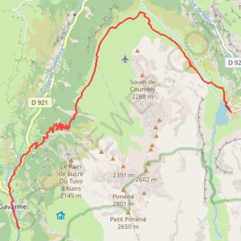 Gavarnie J4 GPS track, route, trail