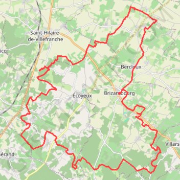 Brizambourg 44 kms GPS track, route, trail