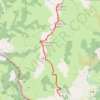 Les crêtes de l'Haltzamendi depuis Ossès GPS track, route, trail