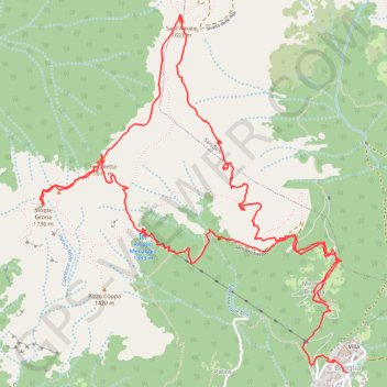 Lac de Come - Monti Breglia GPS track, route, trail