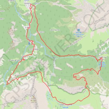 Tour du Collet d'Anterne GPS track, route, trail