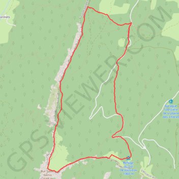 But Saint-Genix (par le Col de Vassieux) GPS track, route, trail