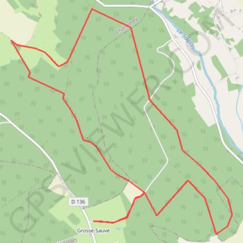 Chalindrey ferme de la grosse sauve GPS track, route, trail