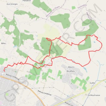 Rando Etrier Beyssacais GPS track, route, trail