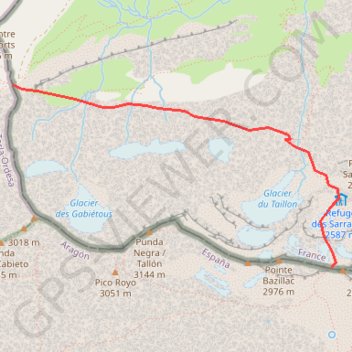 La brèche de Roland GPS track, route, trail