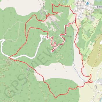 Circuit du Laus GPS track, route, trail