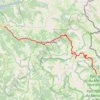 Le Lauzet-Ubaye - Route du Couvent, Domaine de Bérard GPS track, route, trail