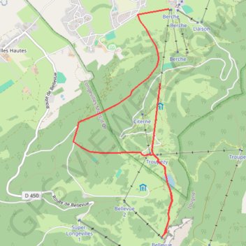 Le Morond GPS track, route, trail