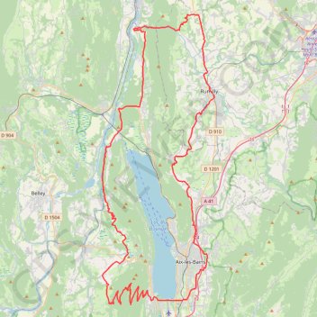 Grand-Tour-Bourget GPS track, route, trail