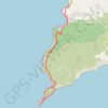 Les iles Sanguinaires GPS track, route, trail