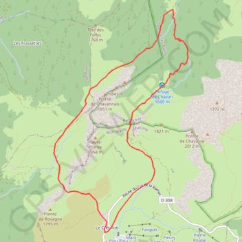 Samoëns, Follys, Plan des Rasses et Chavan au de Sommand GPS track, route, trail
