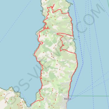 Cent cols en Corse du Nord GPS track, route, trail