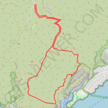 Calanque de Port-Pin GPS track, route, trail